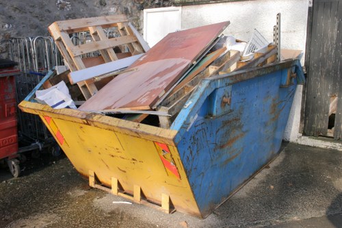 Furniture being disposed in Belsize Park